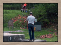 Five Stand Shotgun Game in progress on the shotgun range